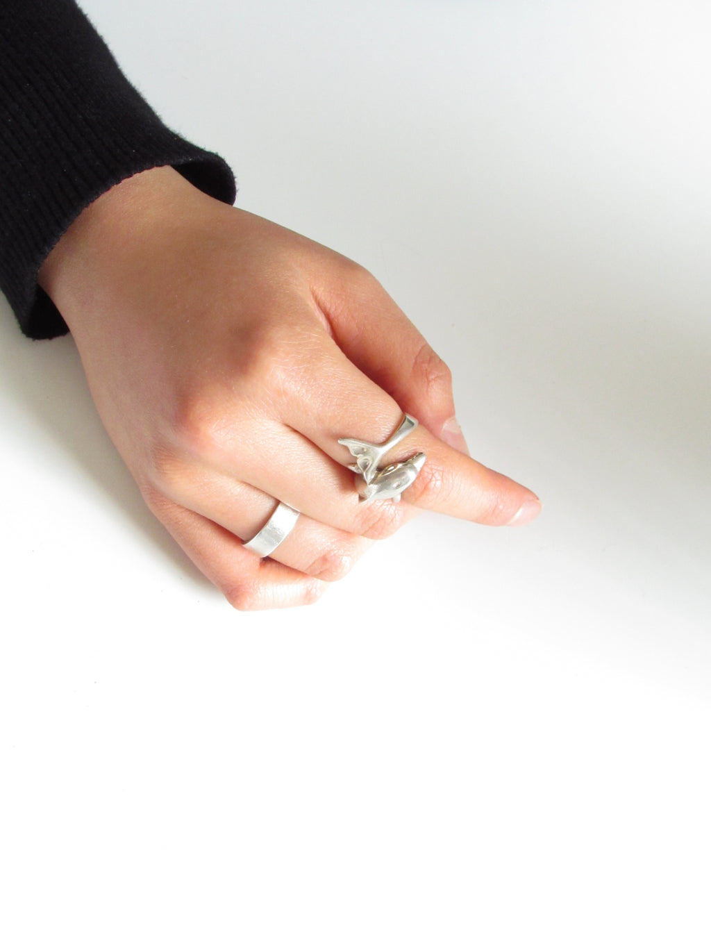Dolphin Sterling Silver Ring