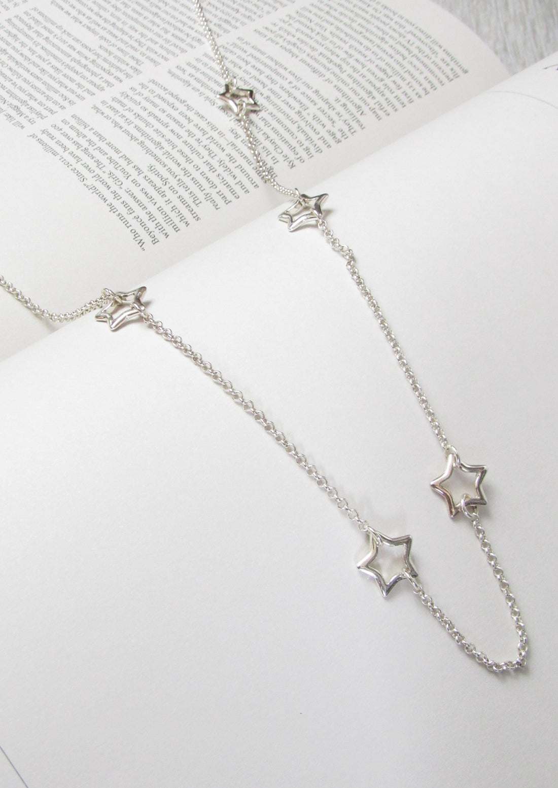 Hollowed Stars Long Necklace