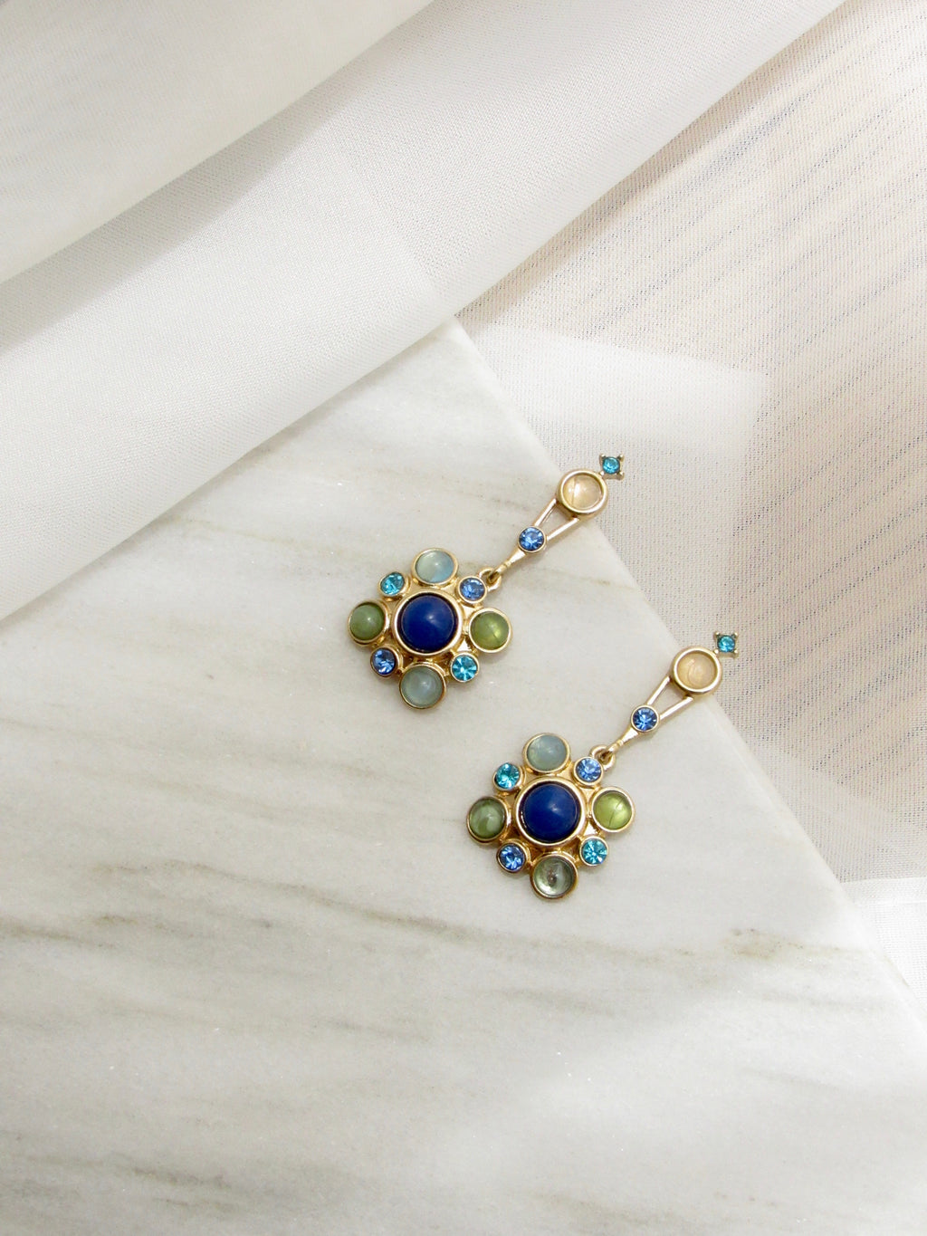 Odeta Baroque Gemstone Earrings