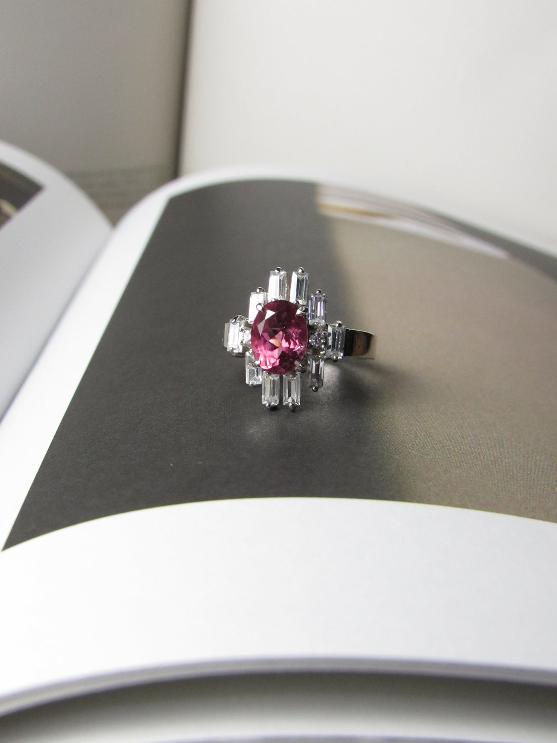 Rubellite Tourmaline Cocktail Ring