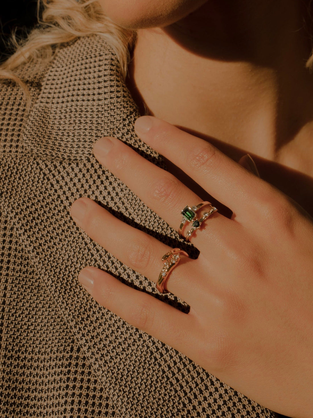 18K Gold Vermeil Snake Ring