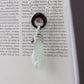 Translucent Jadeite Jade & Rubellite Pendant Necklace