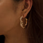 Molten Hoop Earrings