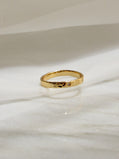 Esther Hammered 18k Gold Ring (Size 7)