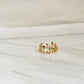 Liquid Gold Crown Ring (SIZE 6)