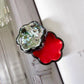 Floral Shape Mother of Pearl Lacquer Trinket box