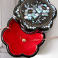 Floral Shape Mother of Pearl Lacquer Trinket box