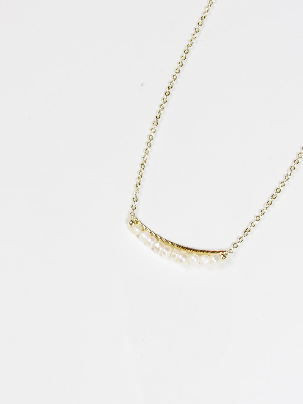Freshwater Pearl 14k Gold Necklace