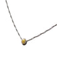 Sun Flower Natural Honey Diamond Pendant Necklace