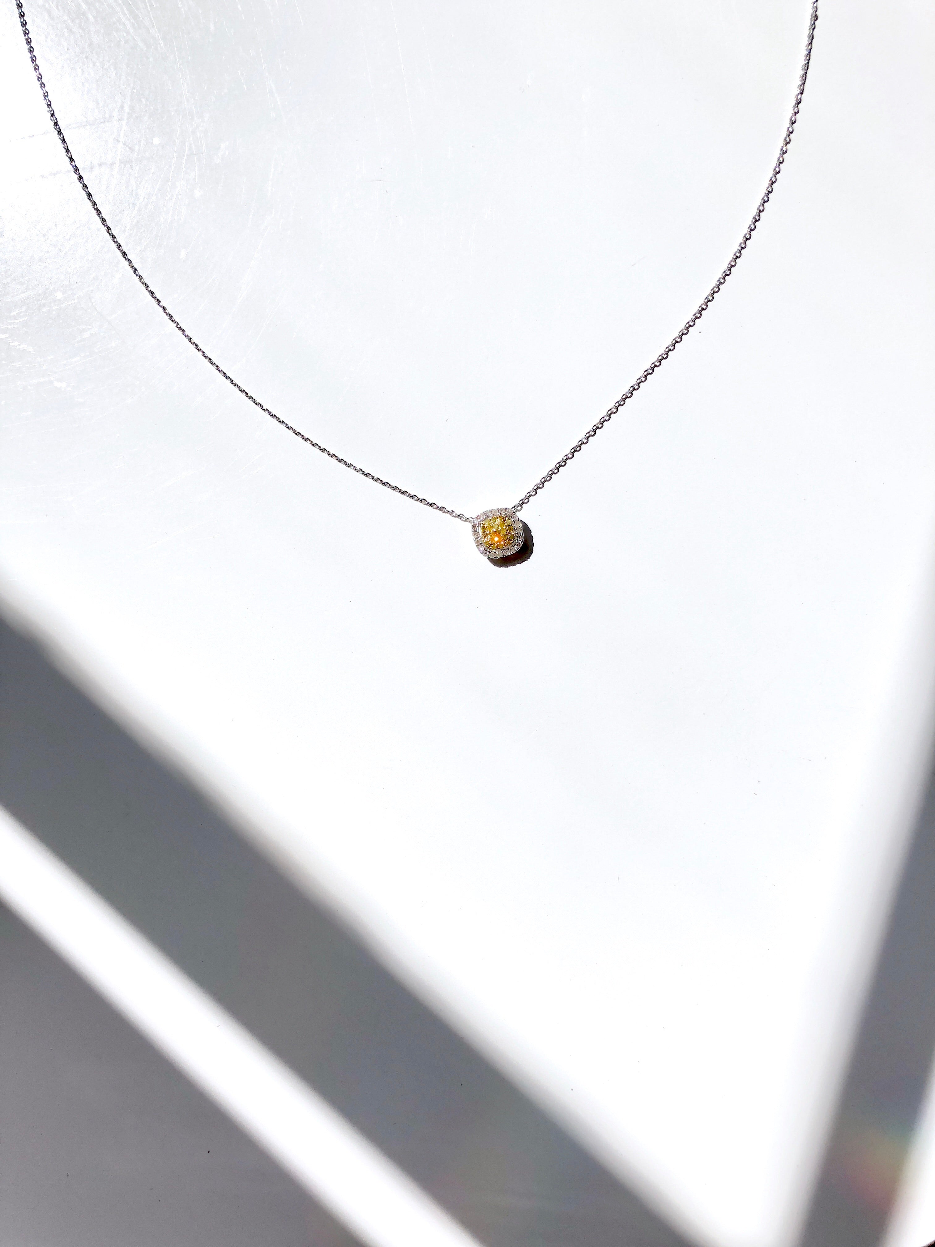 HoneyComb Diamond Necklace