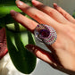 Amethyst Statement Ring