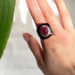 Old Burmese Ruby Cabochon Cocktail Ring
