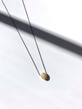 Sun Flower Natural Honey Diamond Pendant Necklace