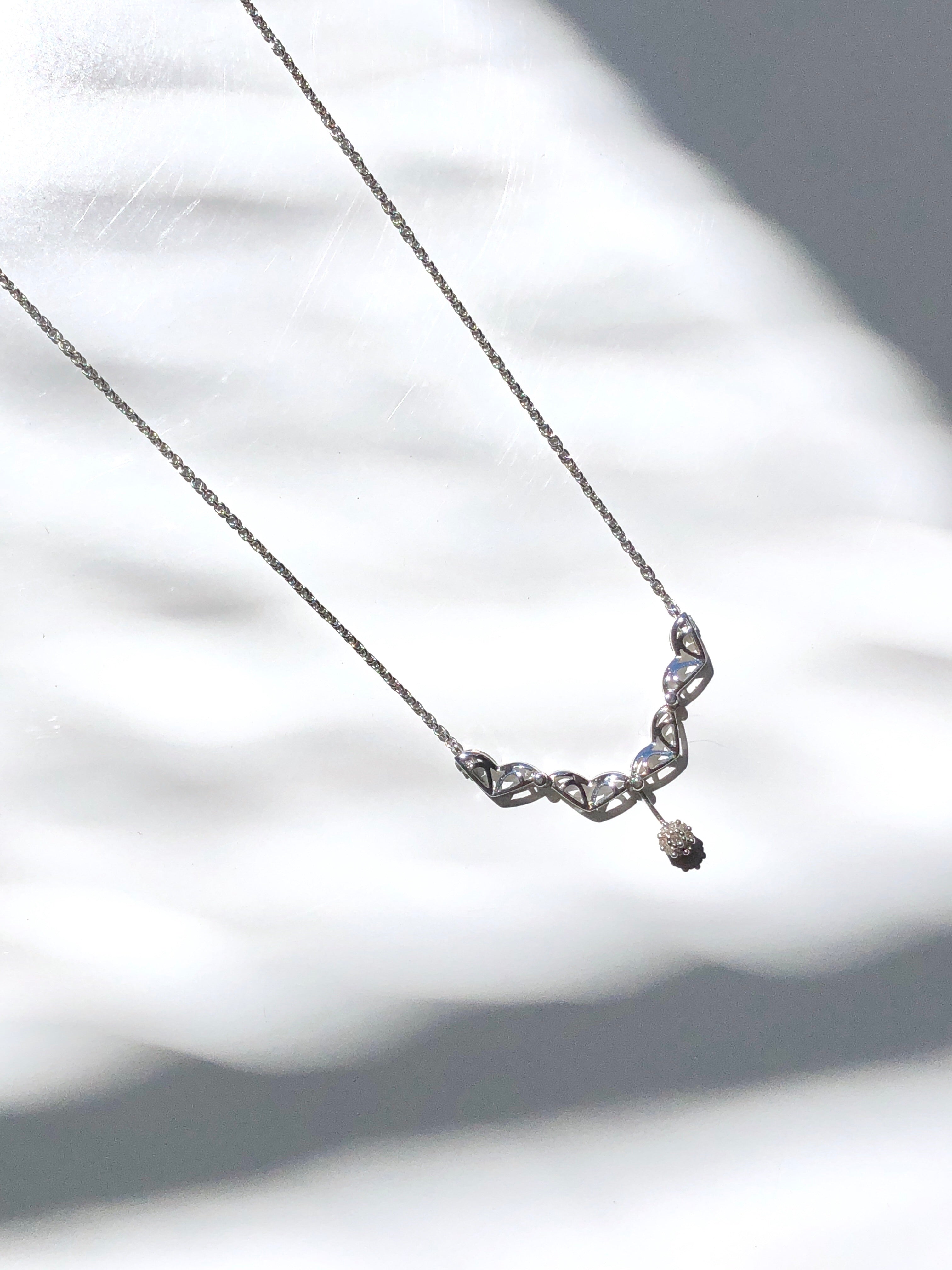 BOITE LAQUE Clover Diamond Necklace Convertible