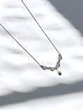 Two Style in One Natural Diamonds Necklace