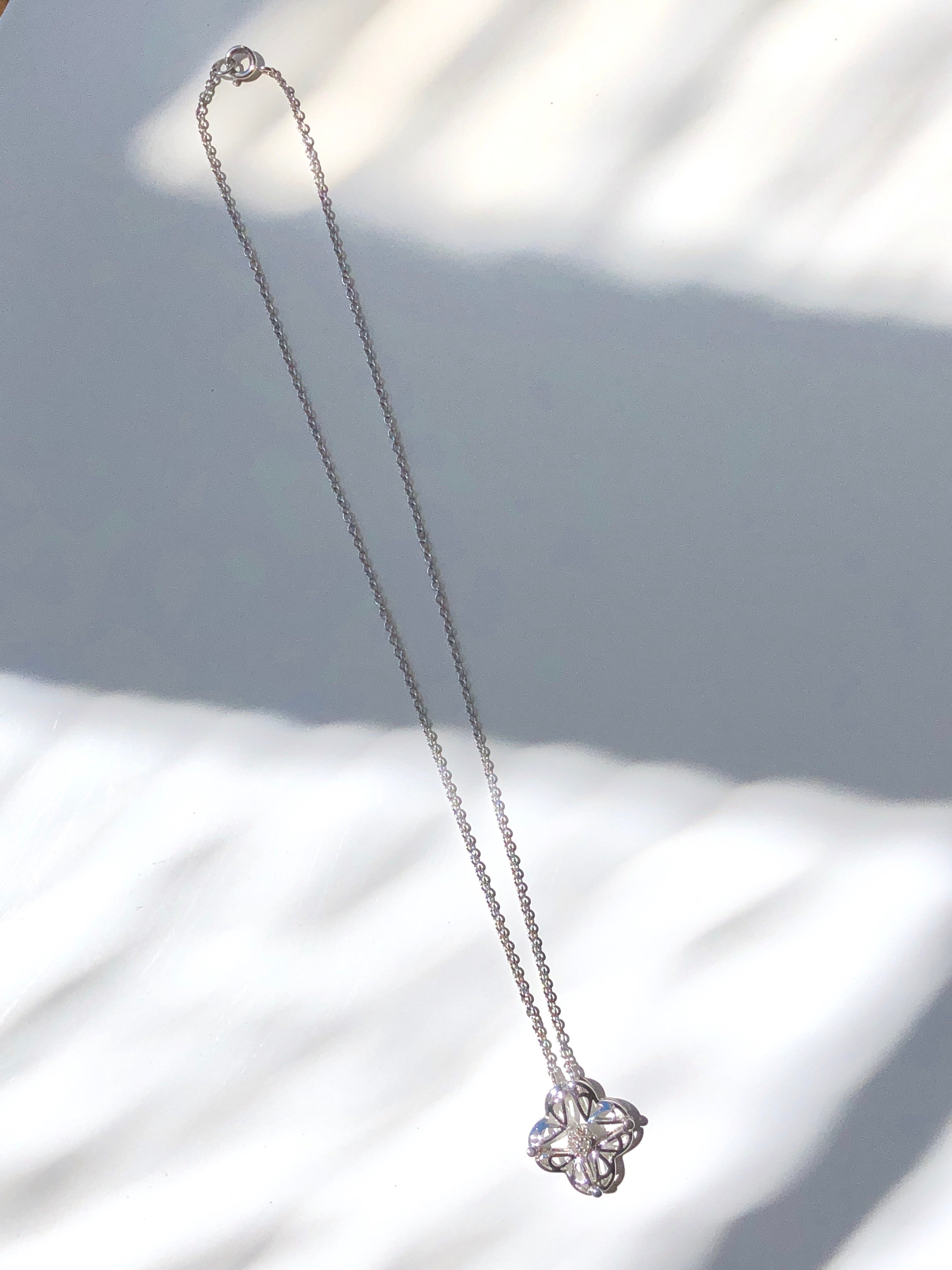 BOITE LAQUE Clover Diamond Necklace Convertible