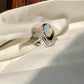 Black Sea Cabochon Opal Ring