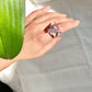 Bermuda Lavender Jade Statement Ring