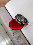 Octagon Shape Mother of Pearl Lacquer Trinket box