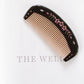 Sakura Black Lacquer Hair Comb